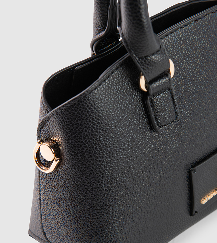 Textured Mini Satchel Bag