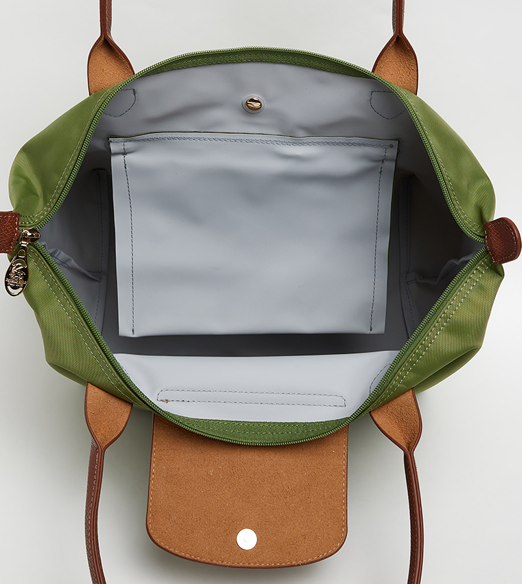 Logo Detail Contrast Detail Tote Bag