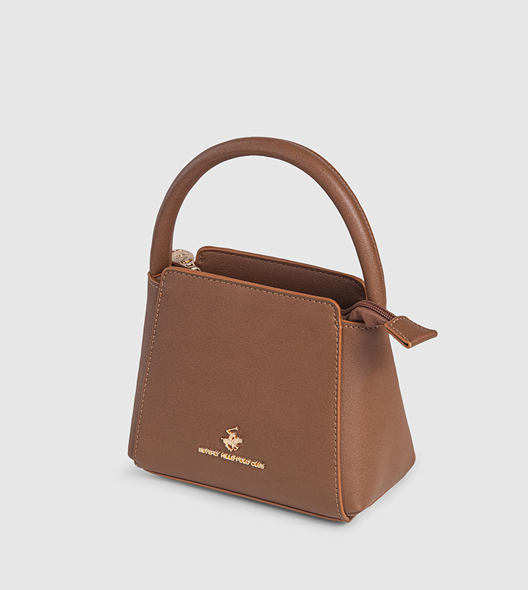 شنطة يد نسائية بشعار 