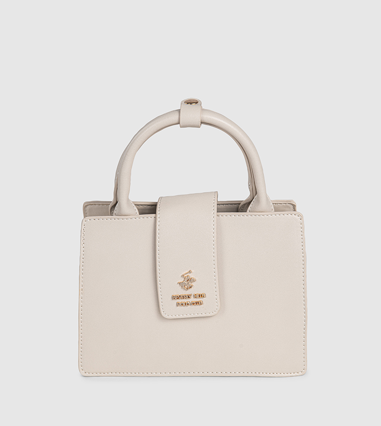 Logo Detail Satchel Bag