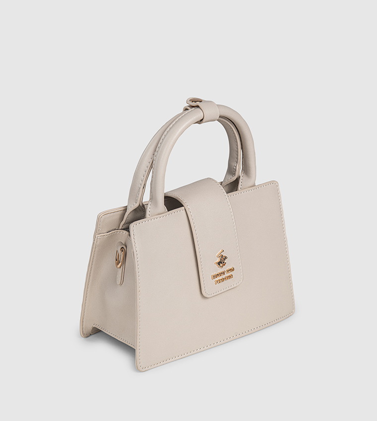 Logo Detail Satchel Bag