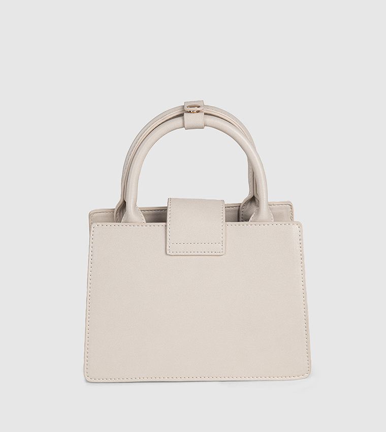 Logo Detail Satchel Bag