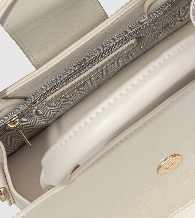 Logo Detail Satchel Bag