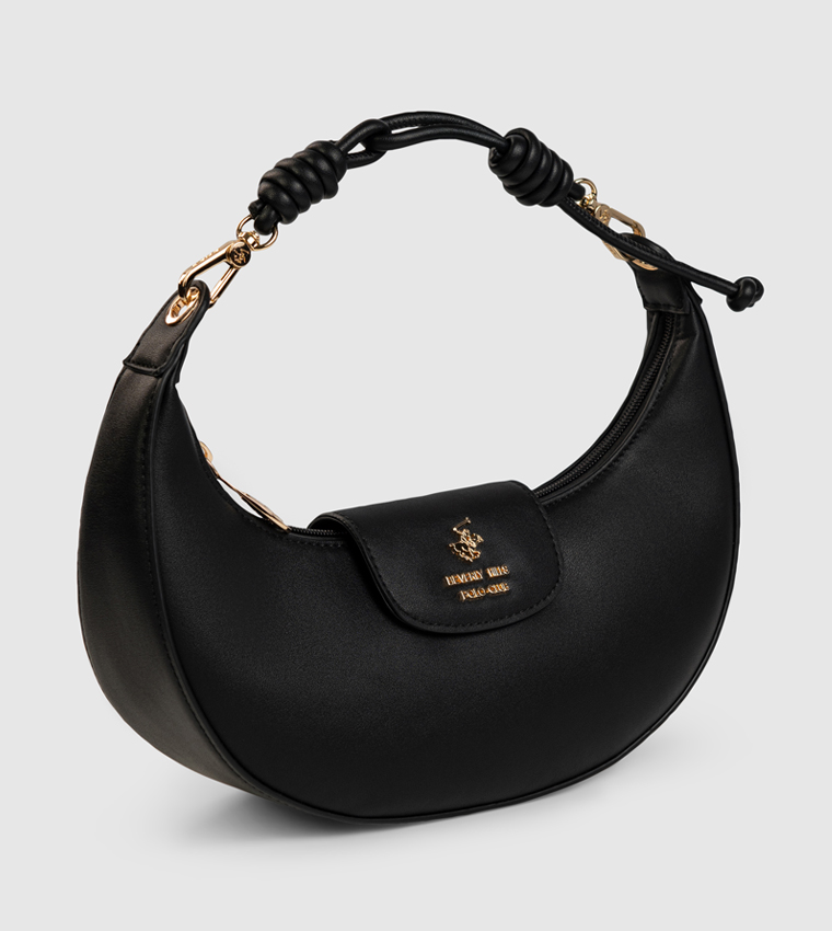 Logo Detail Hobo Bag