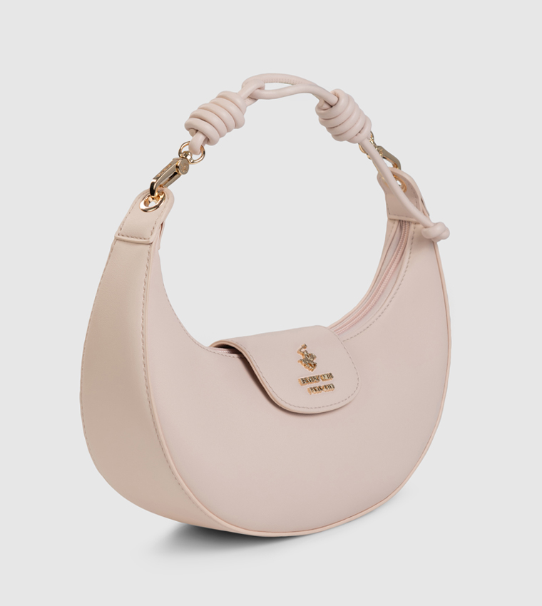 Logo Detail Hobo Bag