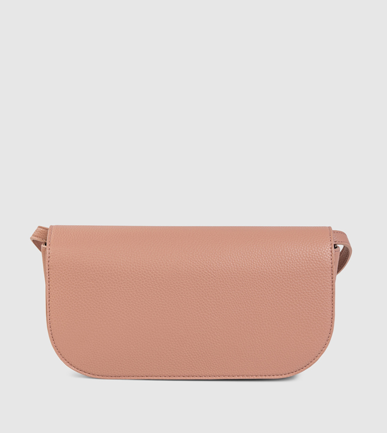 Logo Detail Flap Crossbody Bag