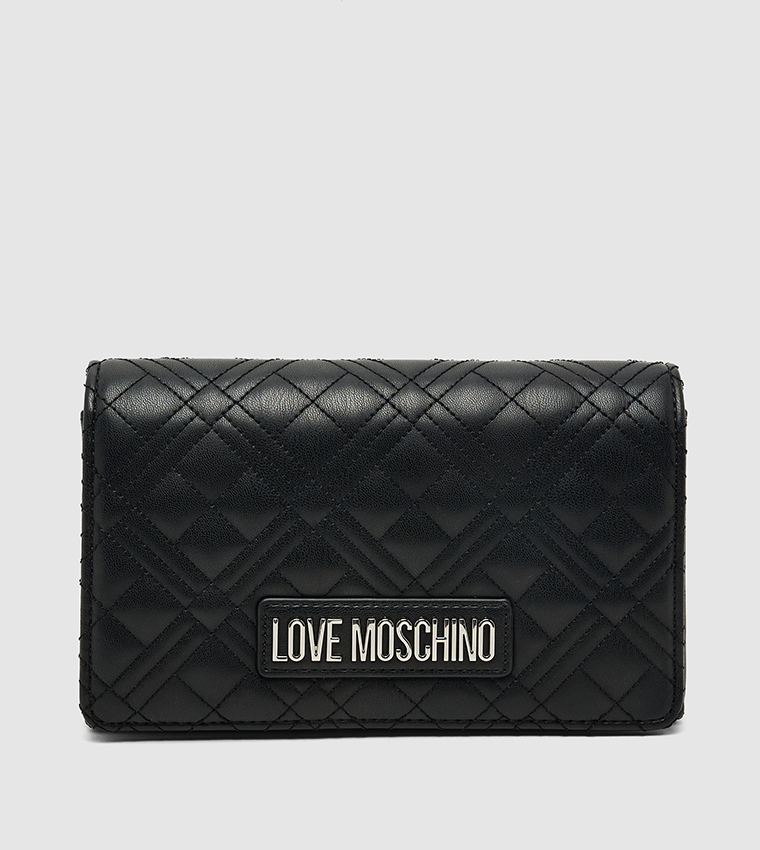 Quilted Flap Clutch Bag