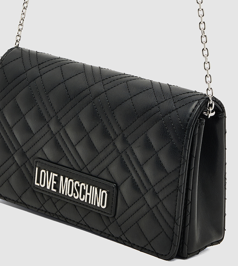 Quilted Flap Clutch Bag