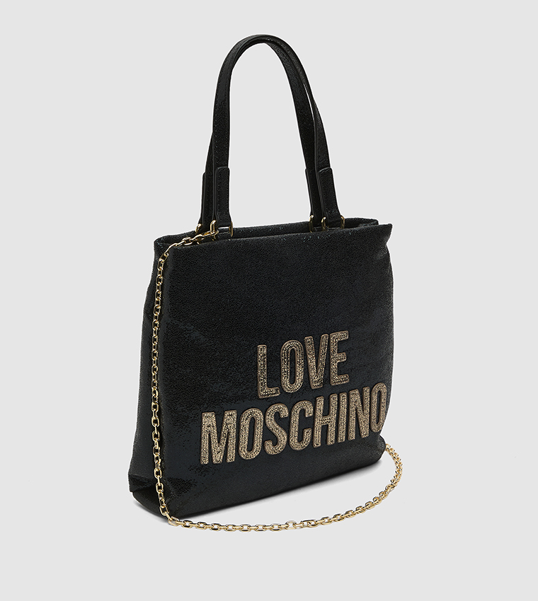 Logo Appliqued Tote Bag