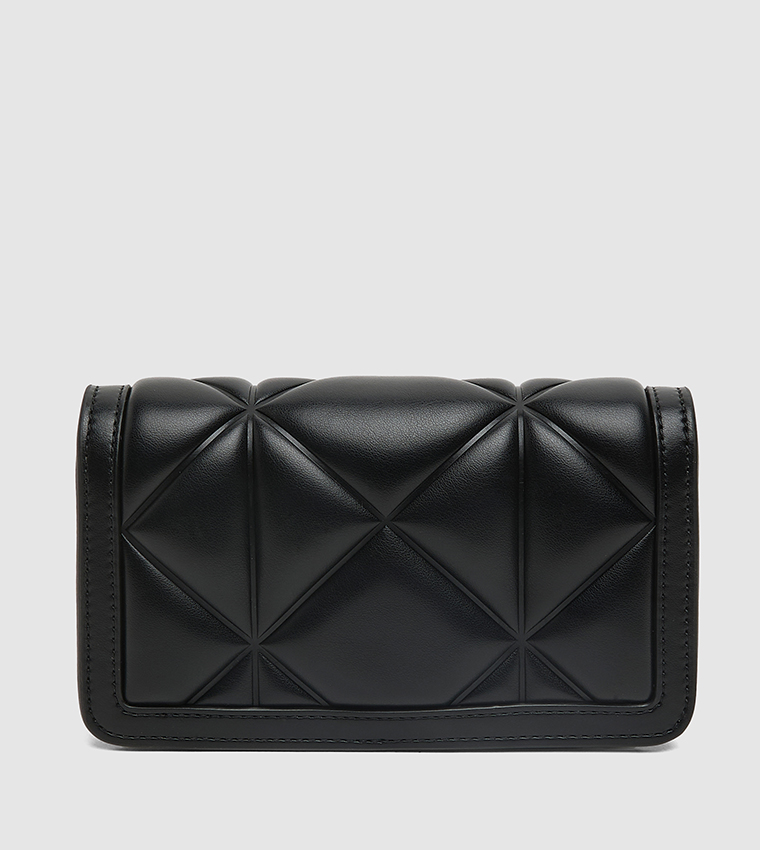 Logo Detail Quilted Wallet