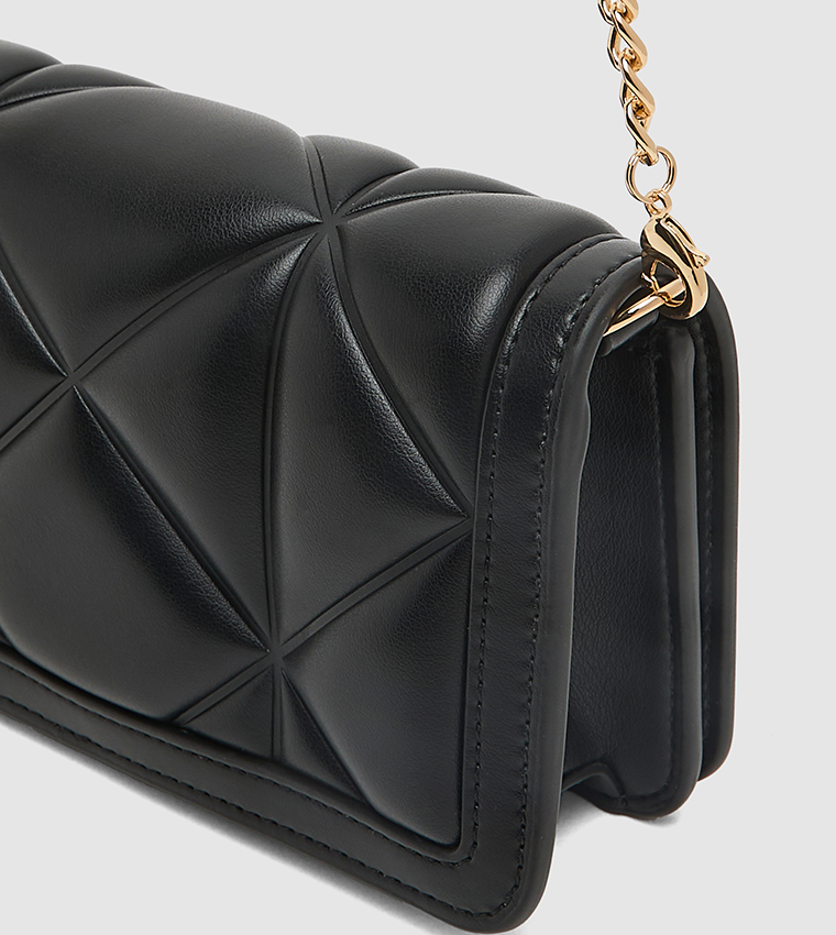 Logo Detail Quilted Wallet