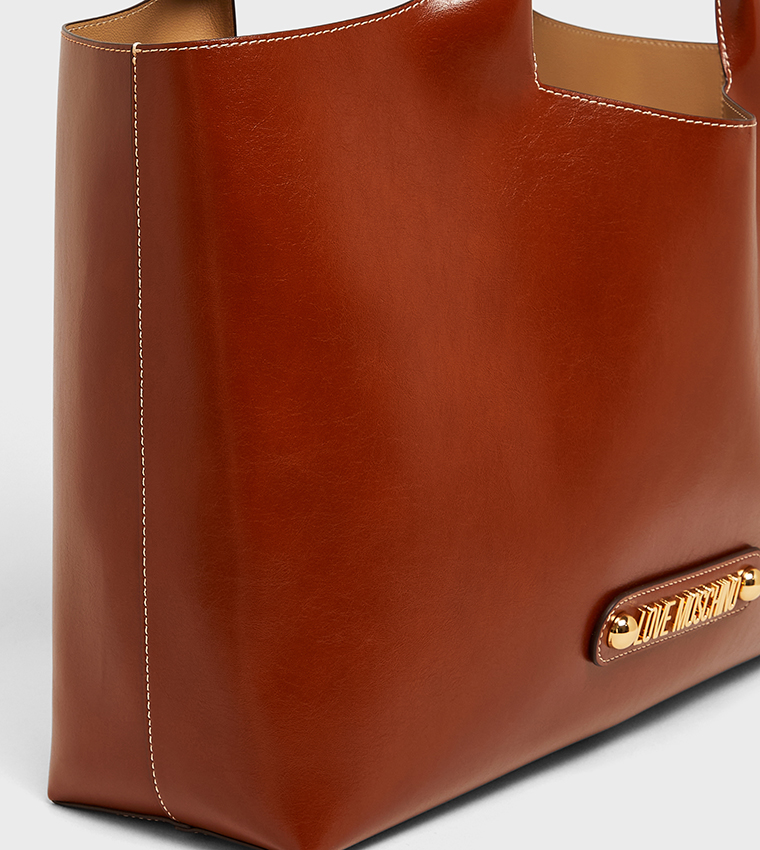 Love Moschino  Tote Bags - Tan Tote Bags