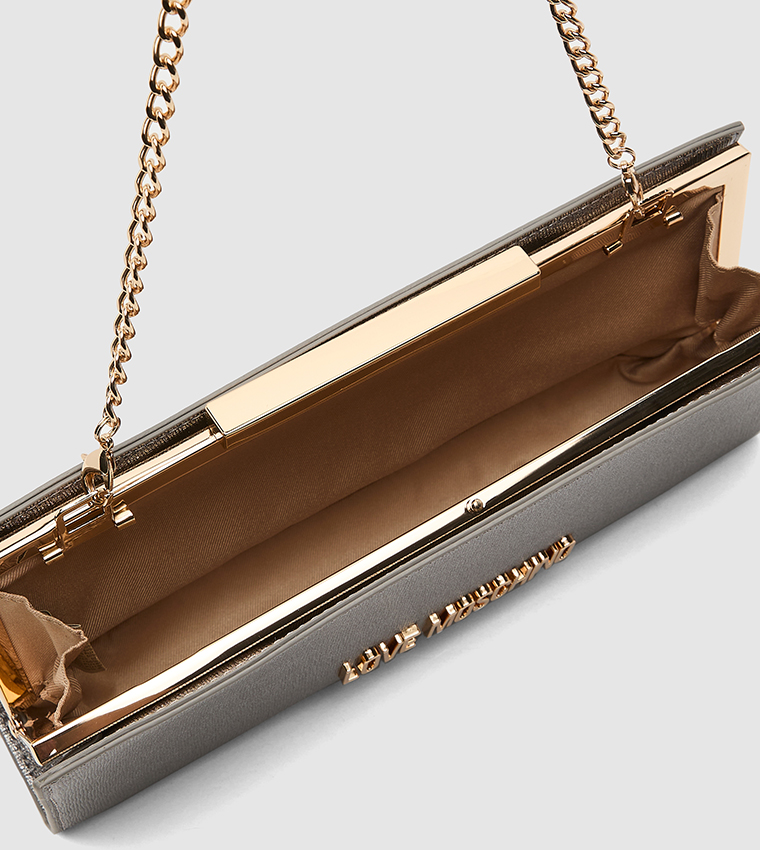 Logo Detail Clutch Bag