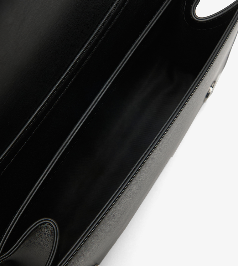 Embellished Flap Clutch Bag with Sling