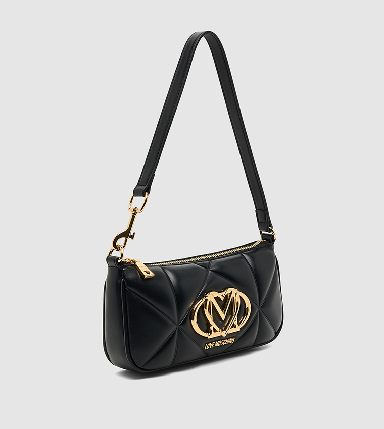 شنطة كتف مبطنة بشعار