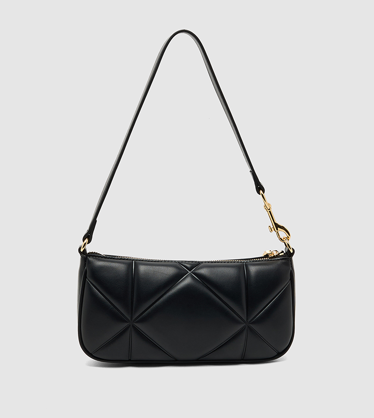 شنطة كتف مبطنة بشعار