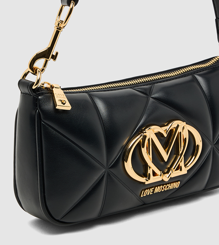 شنطة كتف مبطنة بشعار