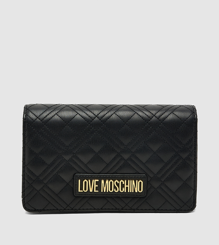 Quilted Flap Clutch Bag