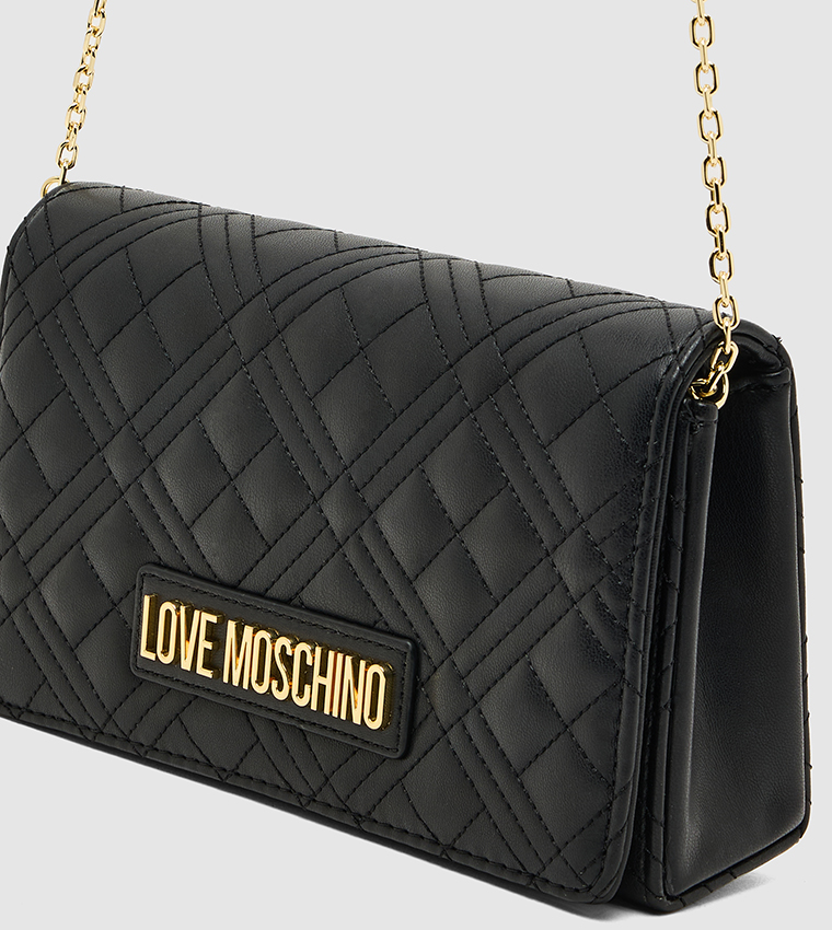 Quilted Flap Clutch Bag