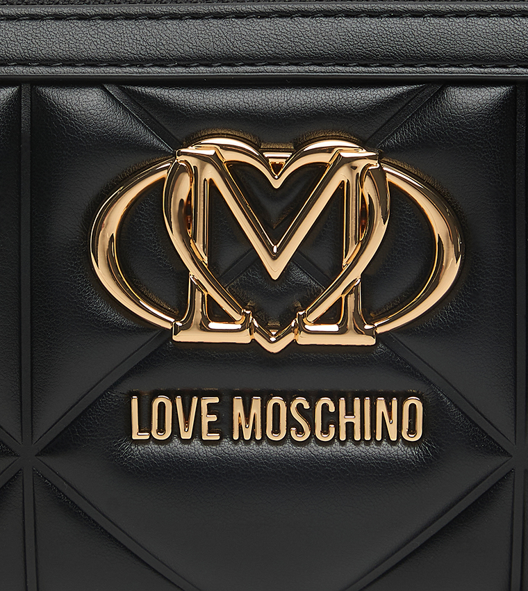 Logo Detail Quilted Wallet