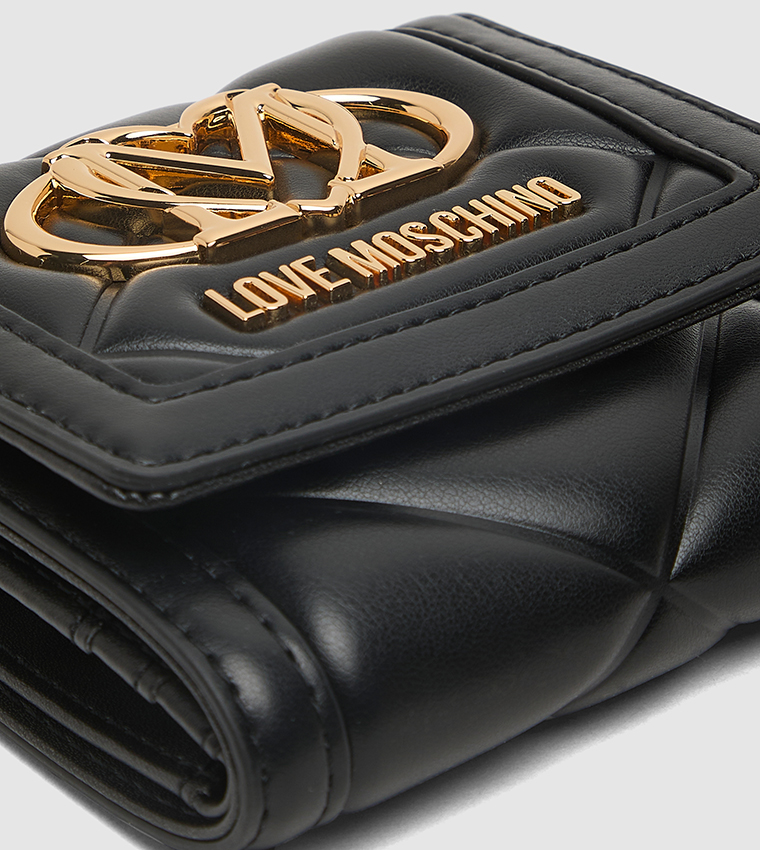 Logo Detail Tri-Fold Wallet