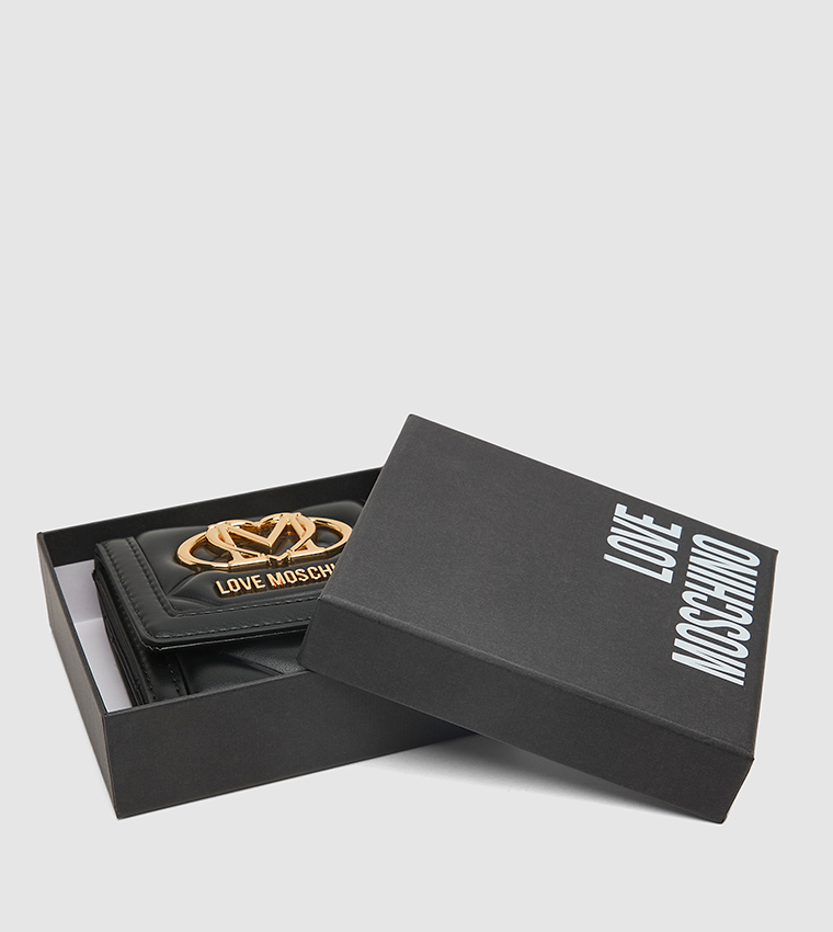 Logo Detail Tri-Fold Wallet