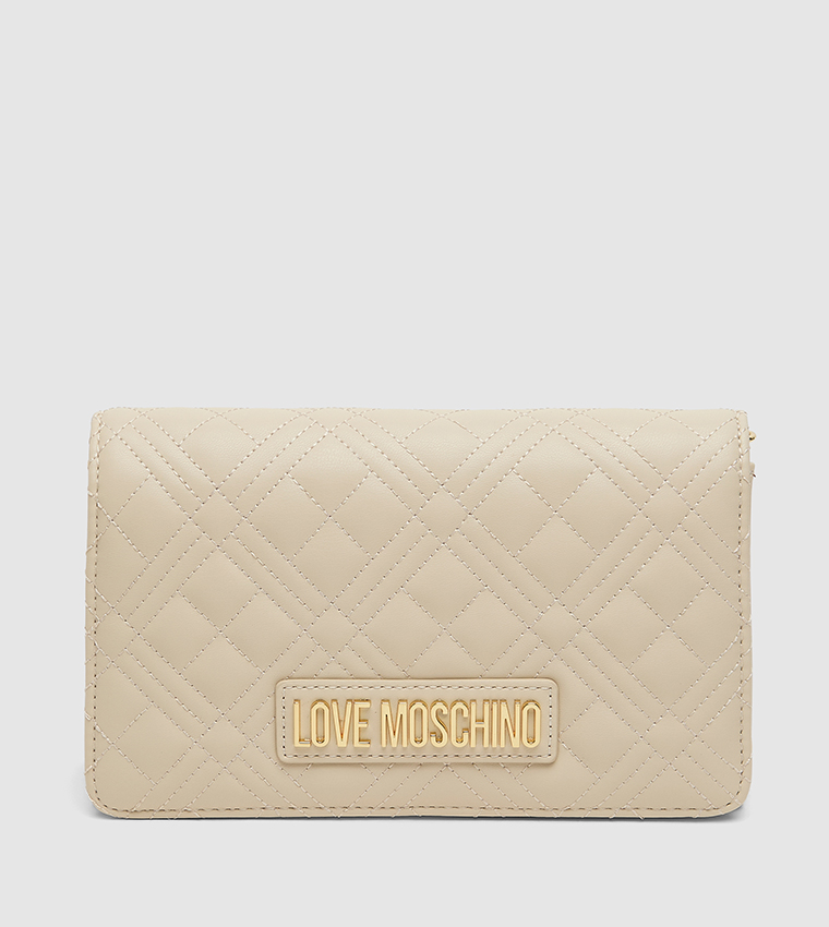Quilted Flap Clutch Bag