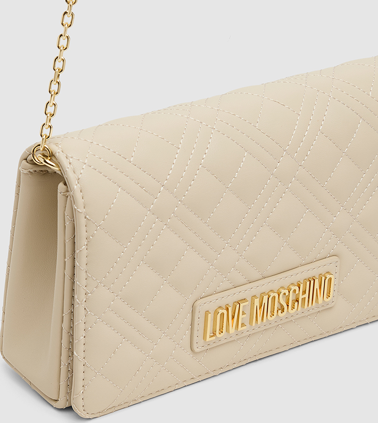 Quilted Flap Clutch Bag