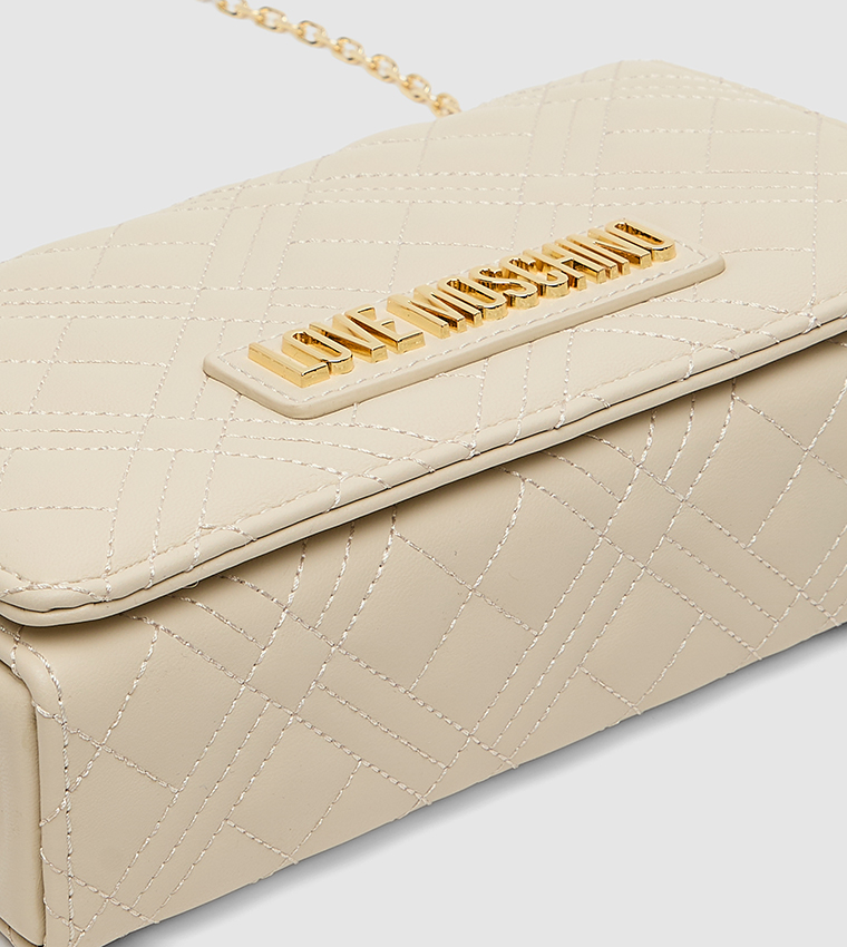 Quilted Flap Clutch Bag