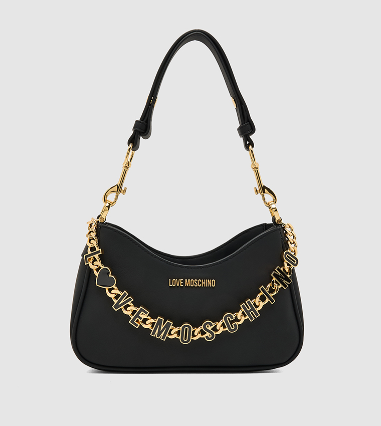 شنطة كتف بسلسلة وشعار