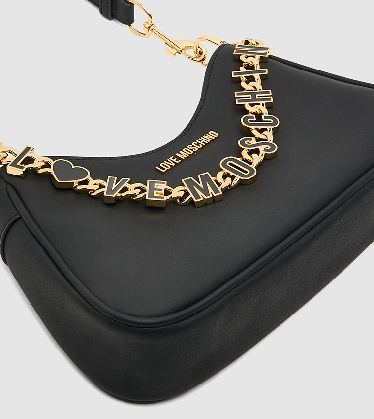 شنطة كتف بسلسلة وشعار