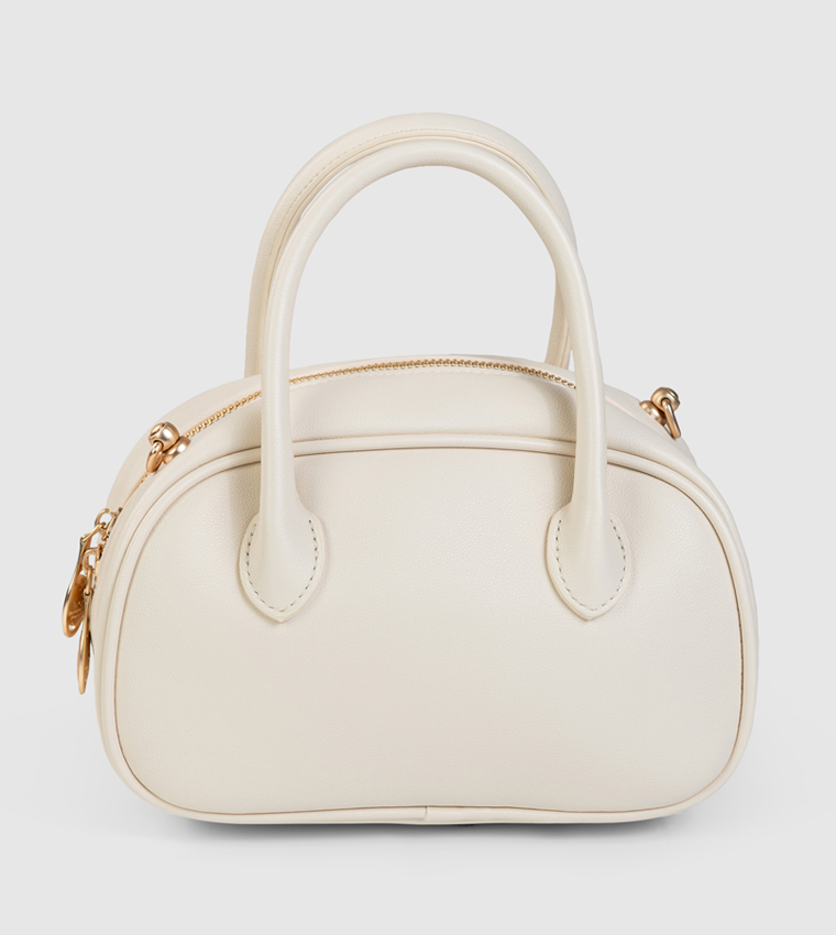 شنطة ساتشل بنقشة وتعليقة 