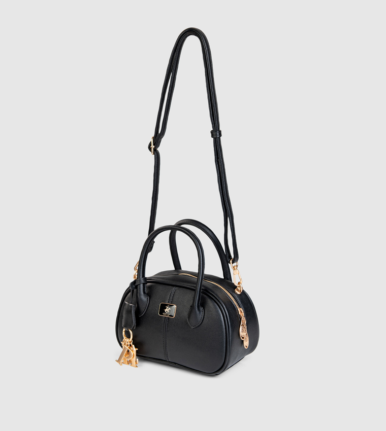 شنطة ساتشل بنقشة وتعليقة 