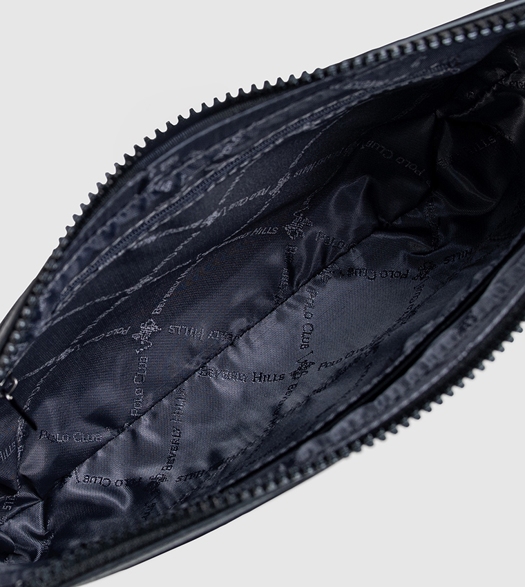 Logo Detail Zippered Pouch