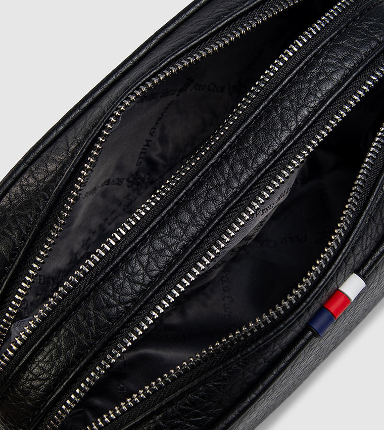 Logo Detail Zippered Toiletry Bag