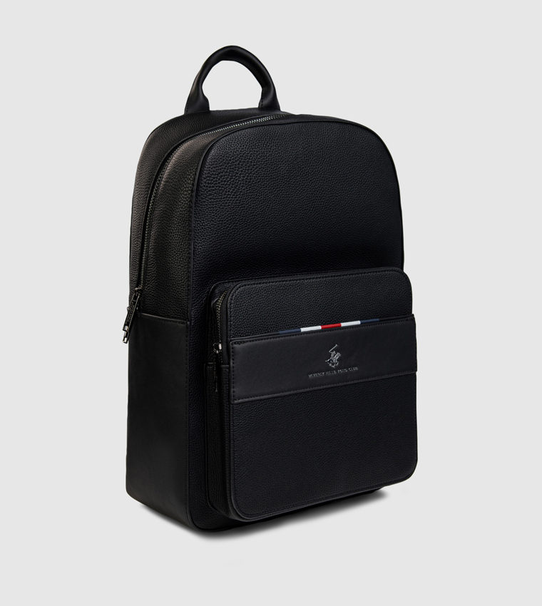 شنطة ظهر بسحاب وشعار 