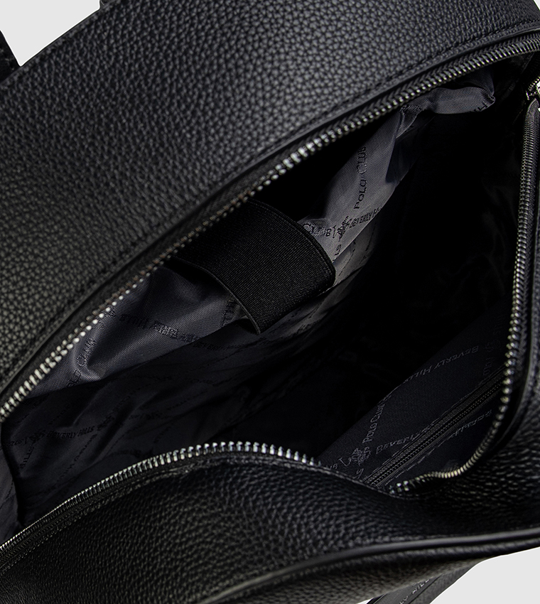 شنطة ظهر بسحاب وشعار 