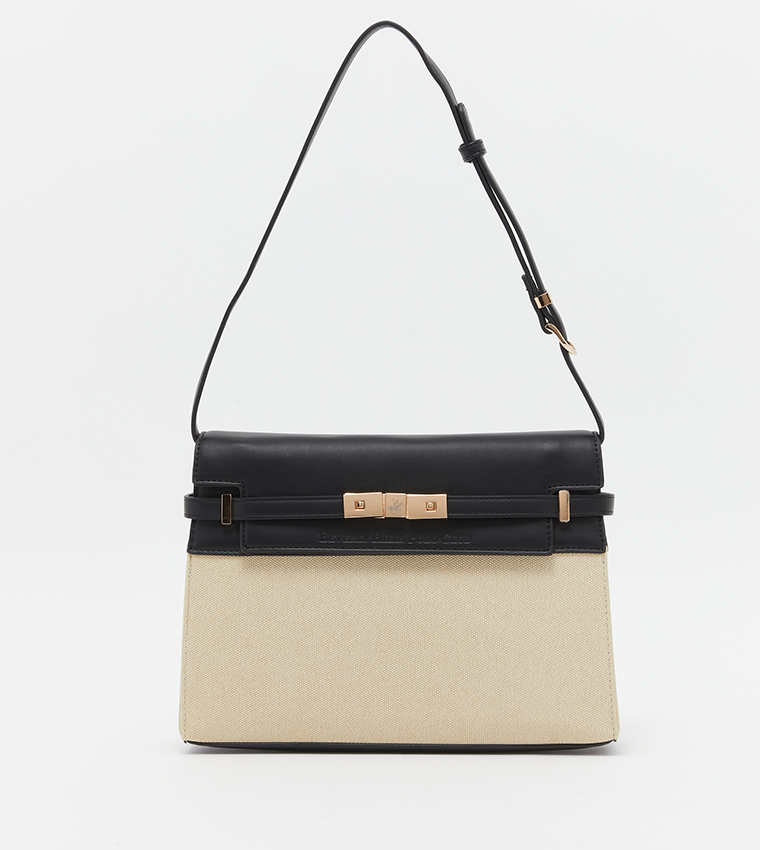 Colour-Blocked Shoulder Bag 