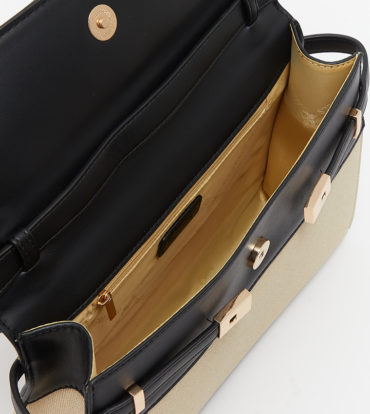 Colour-Blocked Shoulder Bag 