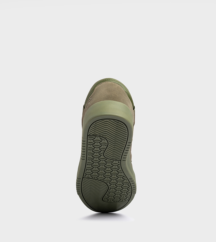 Logo Detail Lace-Up Sneakers