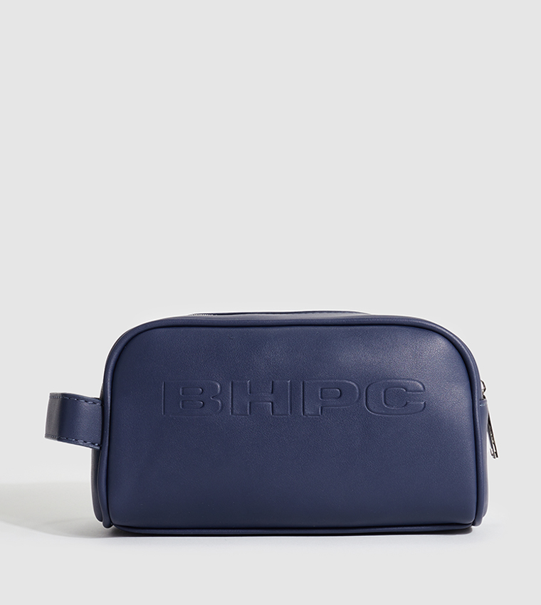 Logo Embossed Toiletry Bag