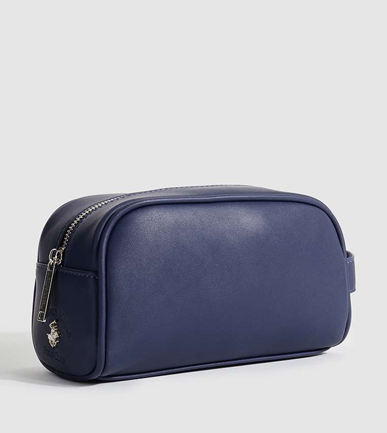 Logo Embossed Toiletry Bag
