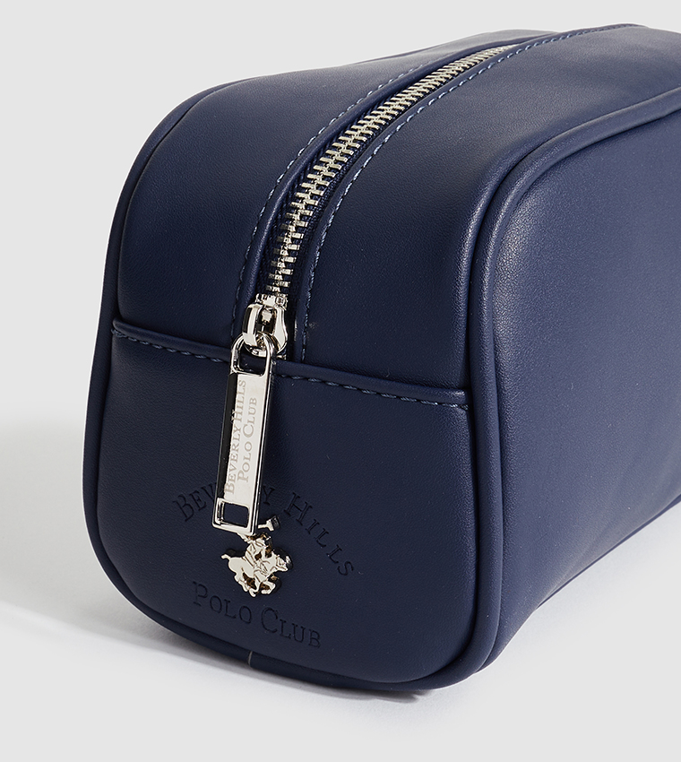 Logo Embossed Toiletry Bag