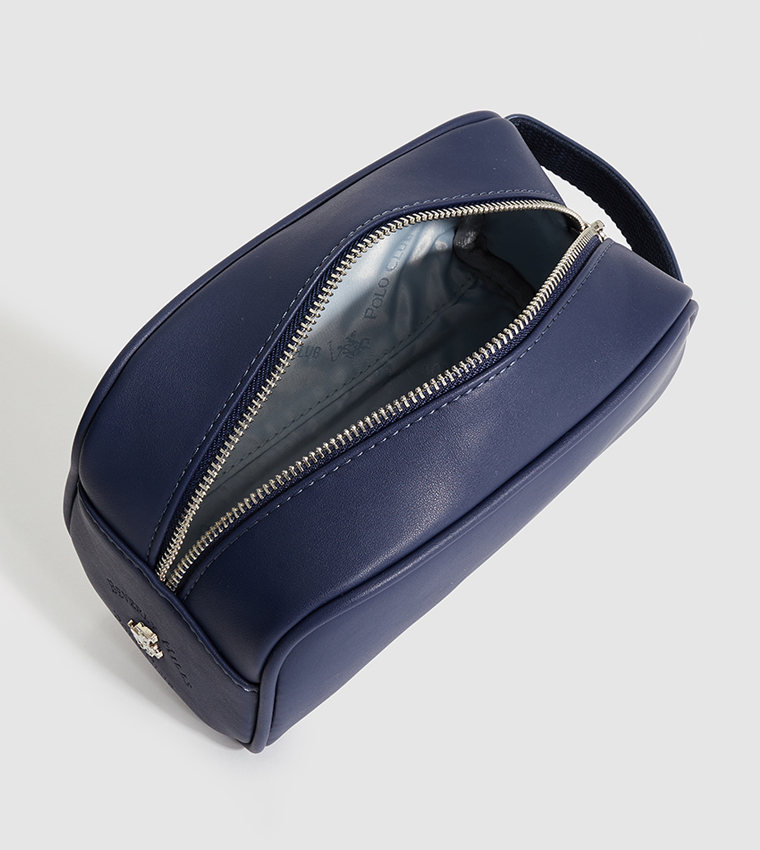 Logo Embossed Toiletry Bag