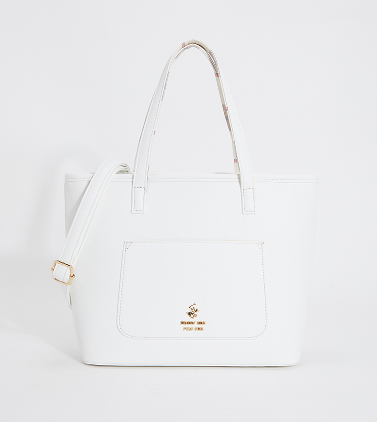 Logo Detail Shoulder Bag with Purse