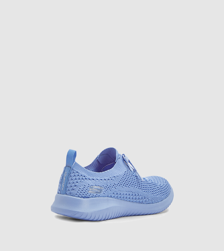 Ultra Flex Statement Lace-Up Sneakers - Blue