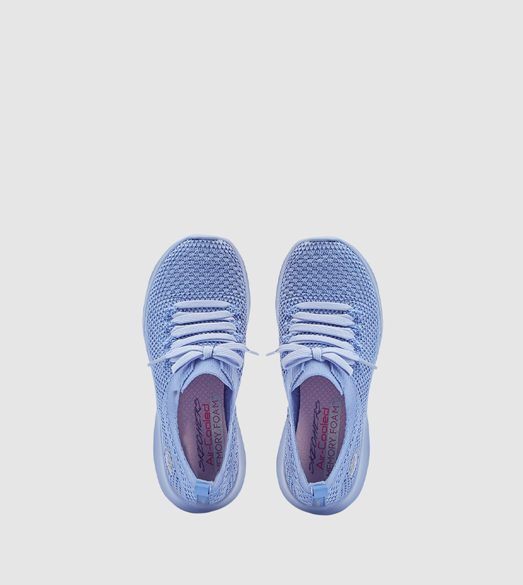 Ultra Flex Statement Lace-Up Sneakers - Blue