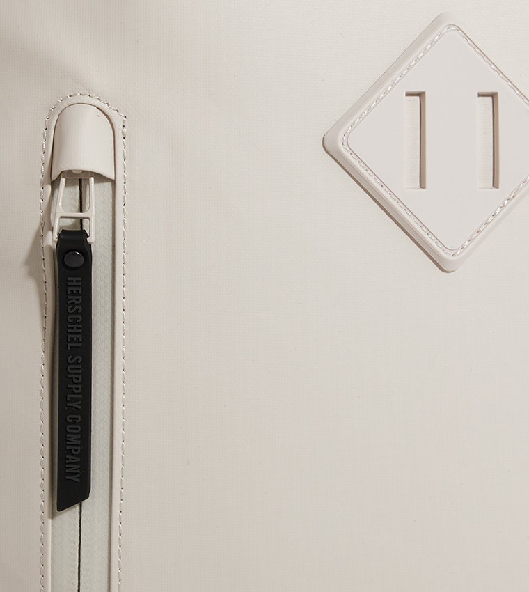 Logo Badge Roll Top Backpack