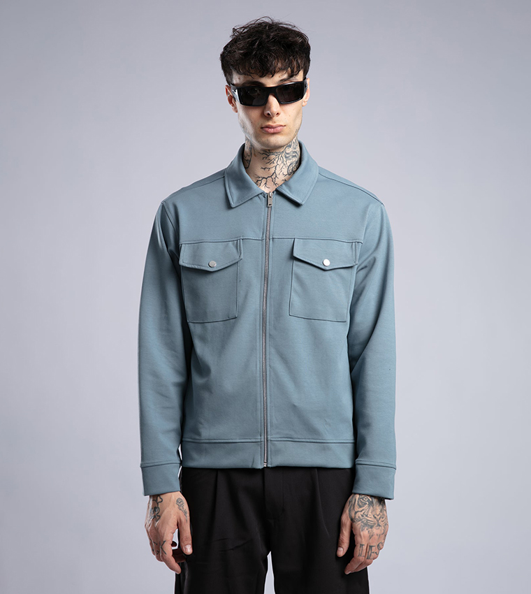 Catch  Casual Jackets - Blue Casual Jackets