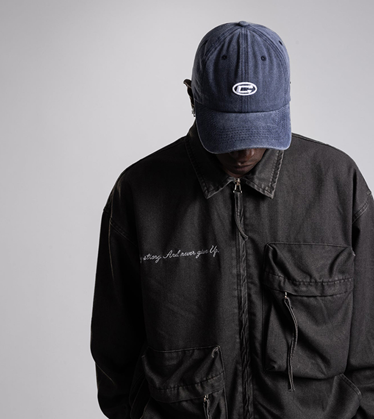 Printed Multi-Pocket Jacket